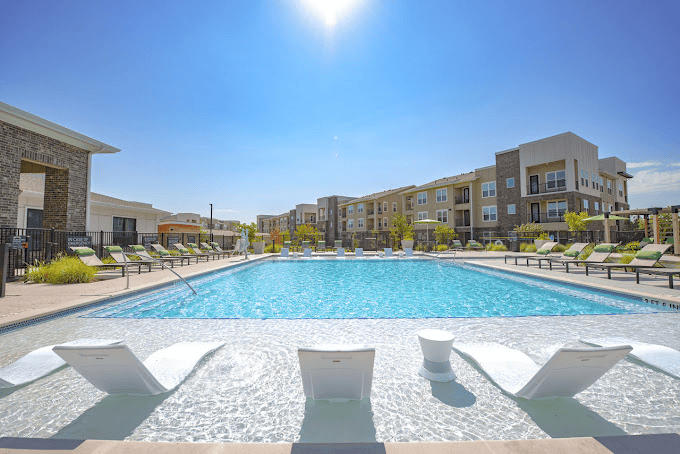 Alta Denton Station Apartments Swimming Pool