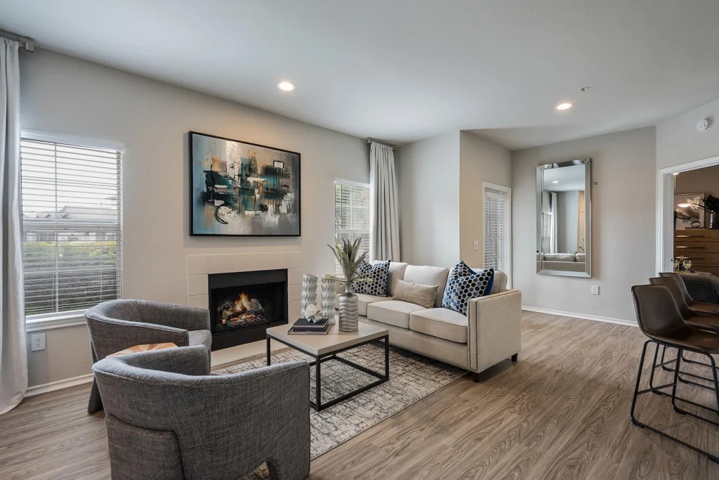 Cooper Denton Apartments with Fireplace